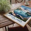 Crystal Lakes Minimalist Wall Art