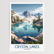 Crystal Lakes Scenic Landscape Art