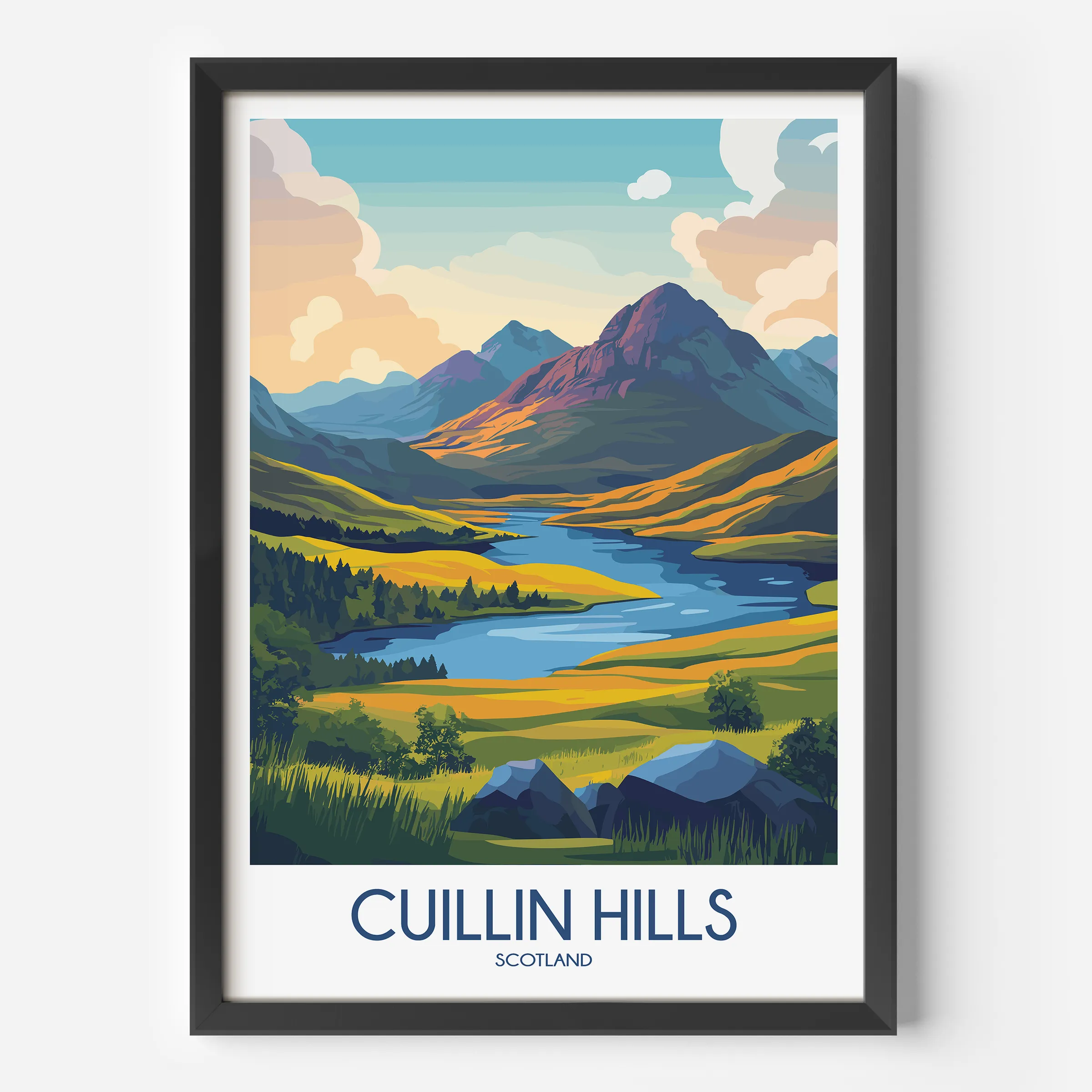 Cuillin Hills Gallery Quality Print