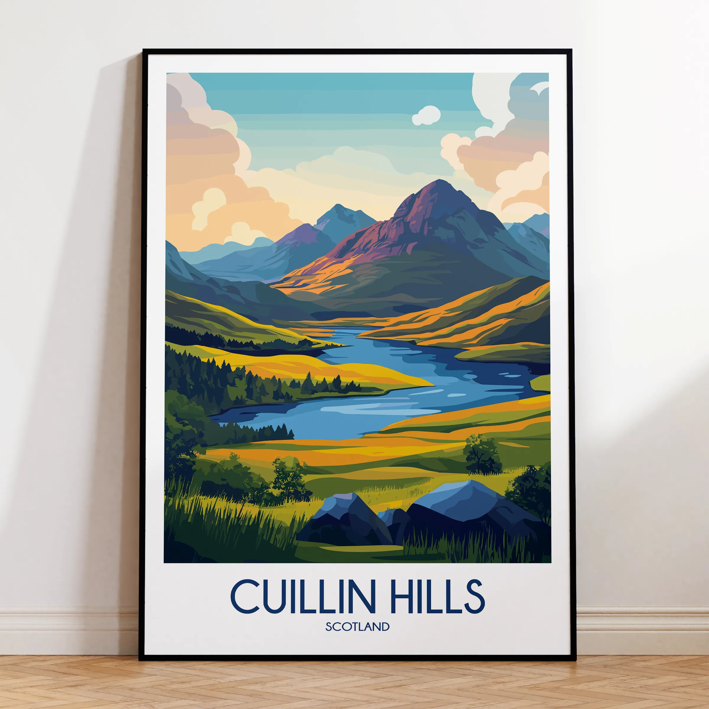 Cuillin Hills Minimalist Wall Art