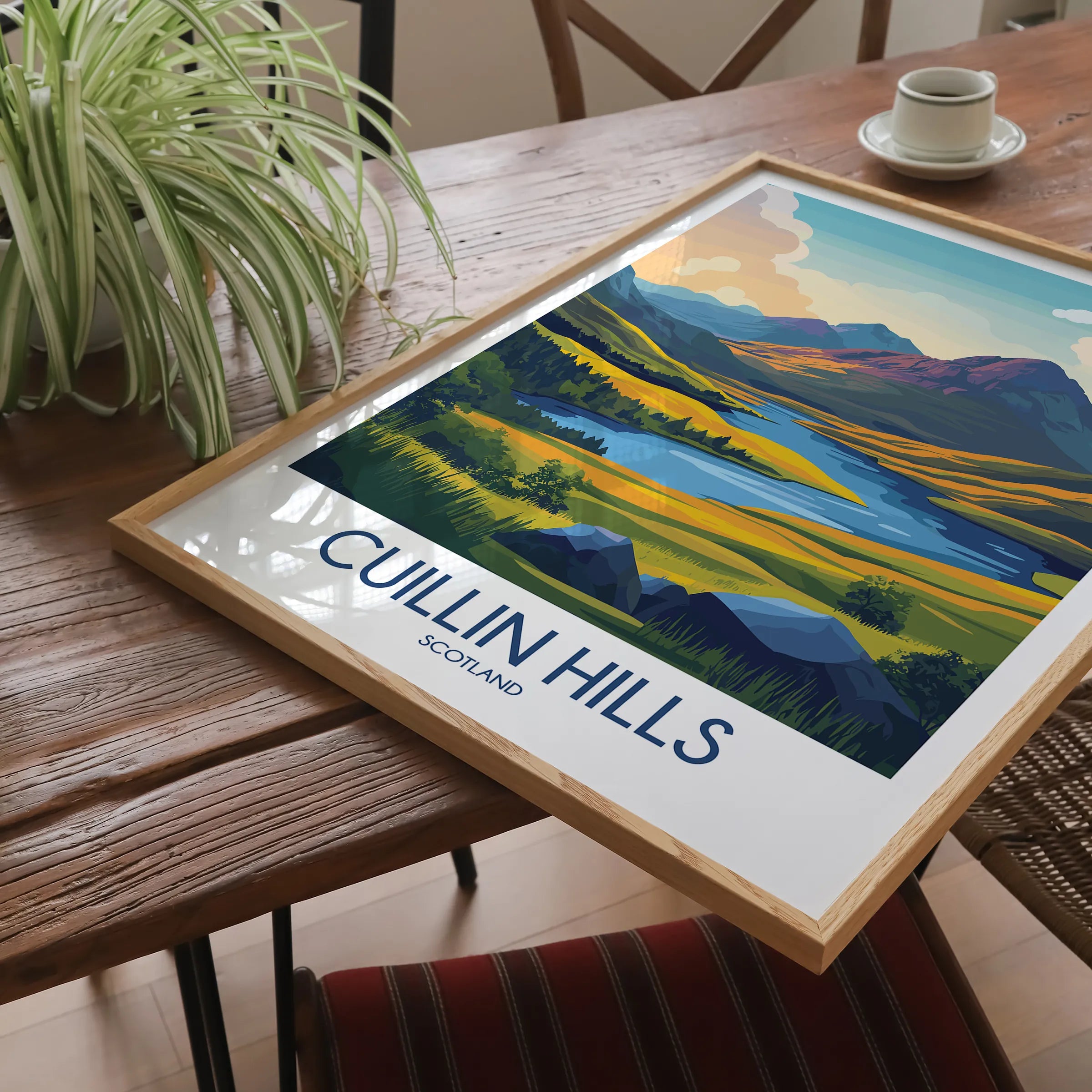 Cuillin Hills Souvenir Poster Print