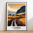 Cumbria Destination Art Gift