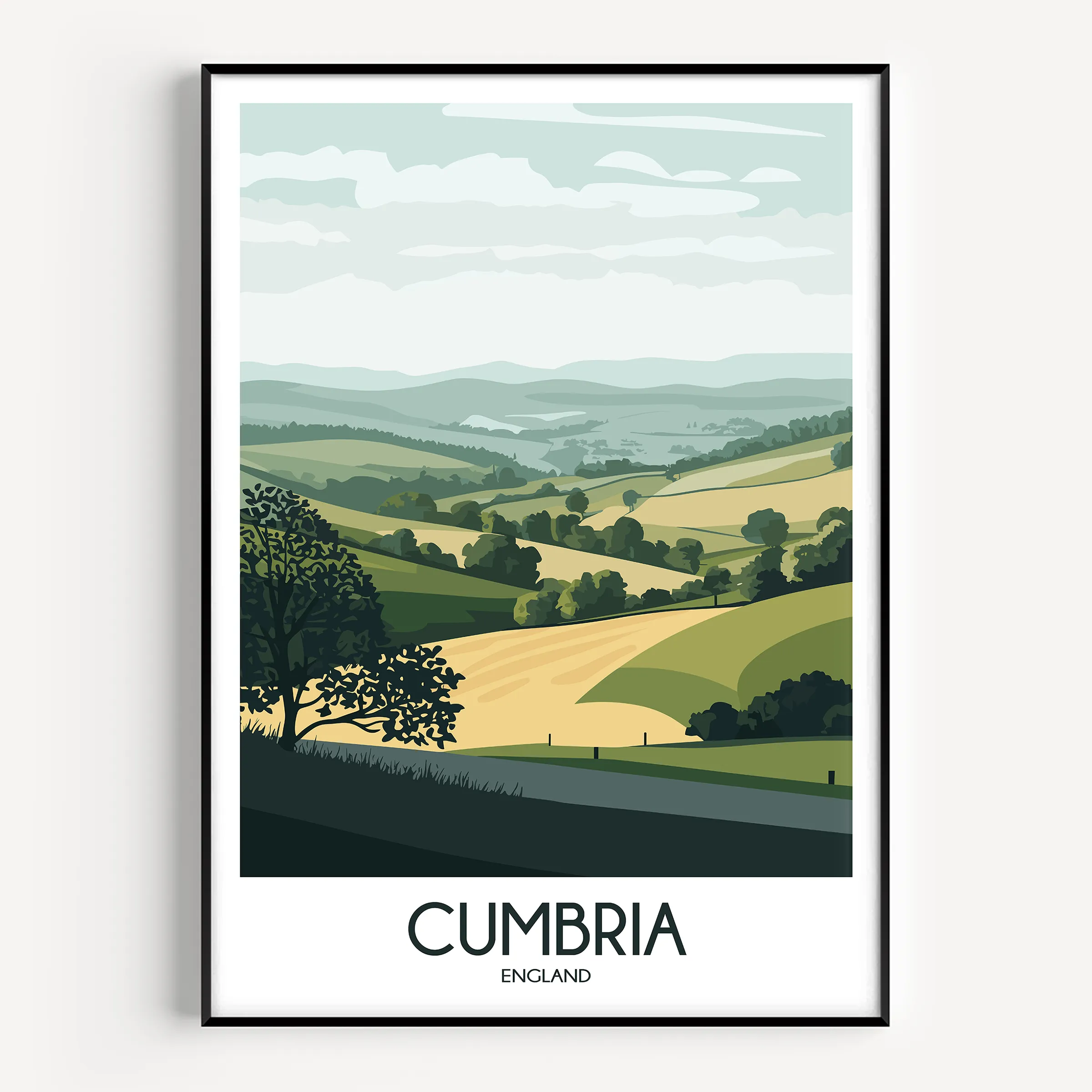 Cumbria Minimalist Wall Art