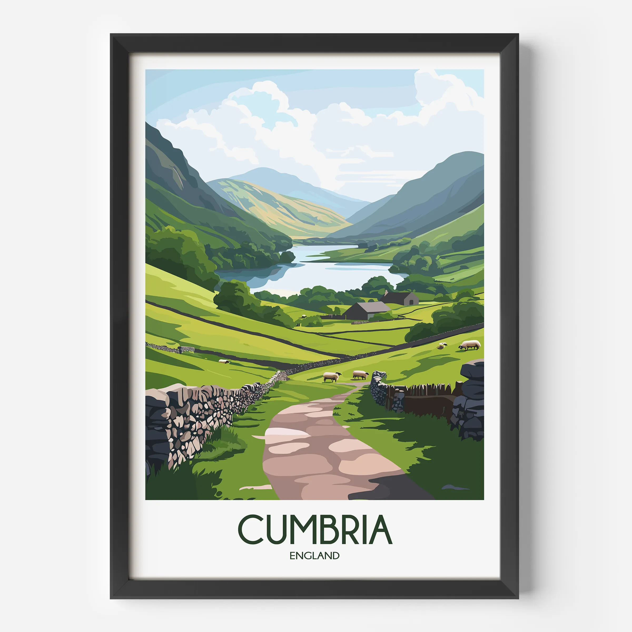 Cumbria Scenic Landscape Art