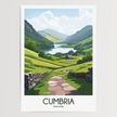 Cumbria Vintage Style Print