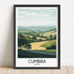 Cumbria Vintage Style Print