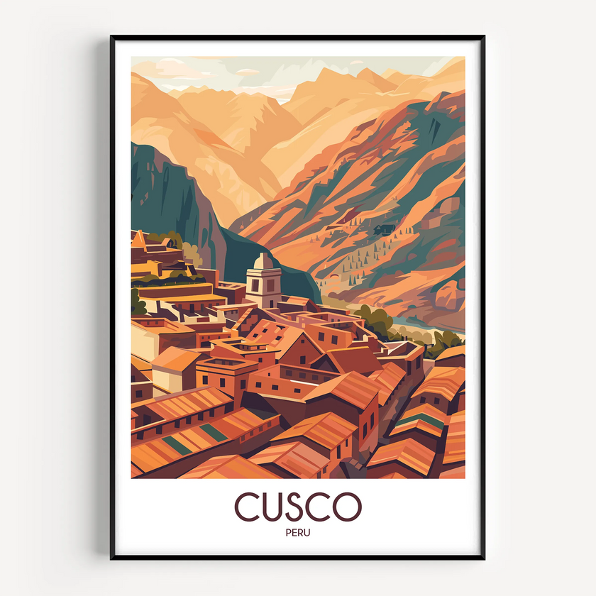 Cusco Scenic Landscape Art