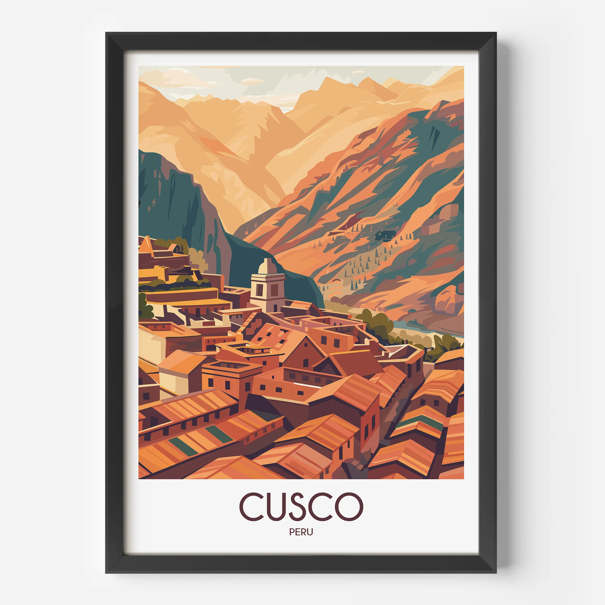 Cusco Souvenir Poster Print