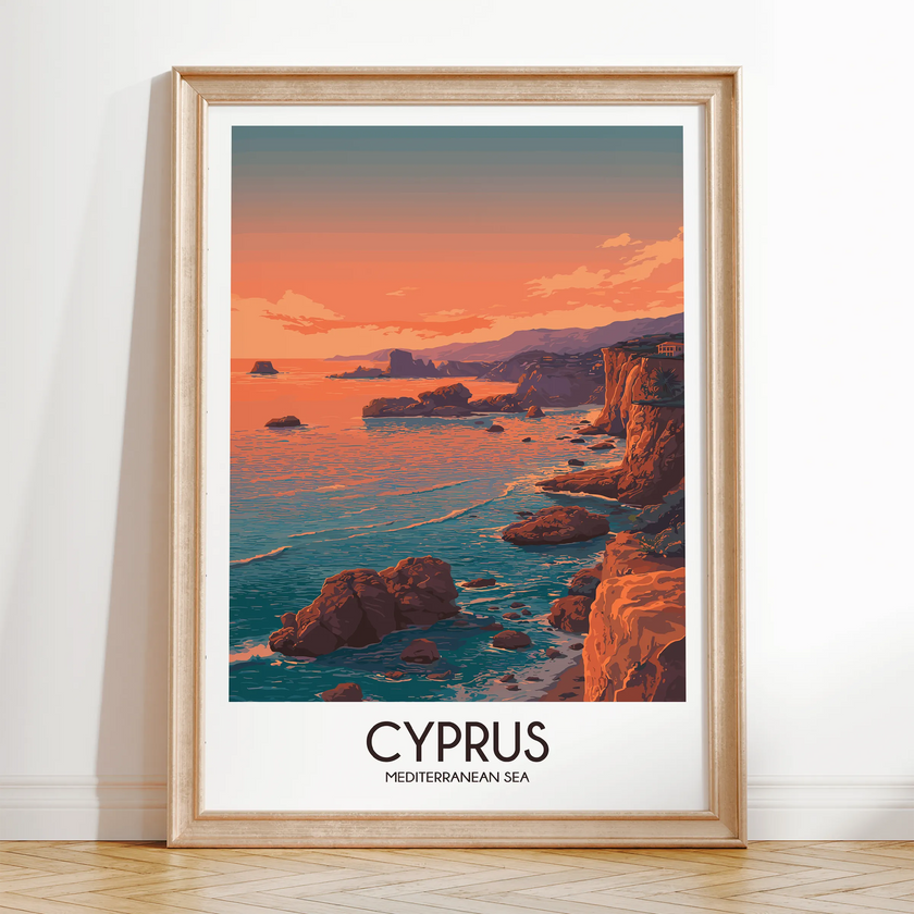 Cyprus Scenic Landscape Art