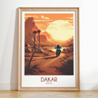 Dakar Souvenir Poster Print