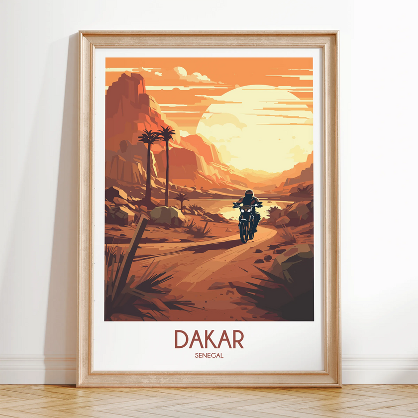 Dakar Souvenir Poster Print