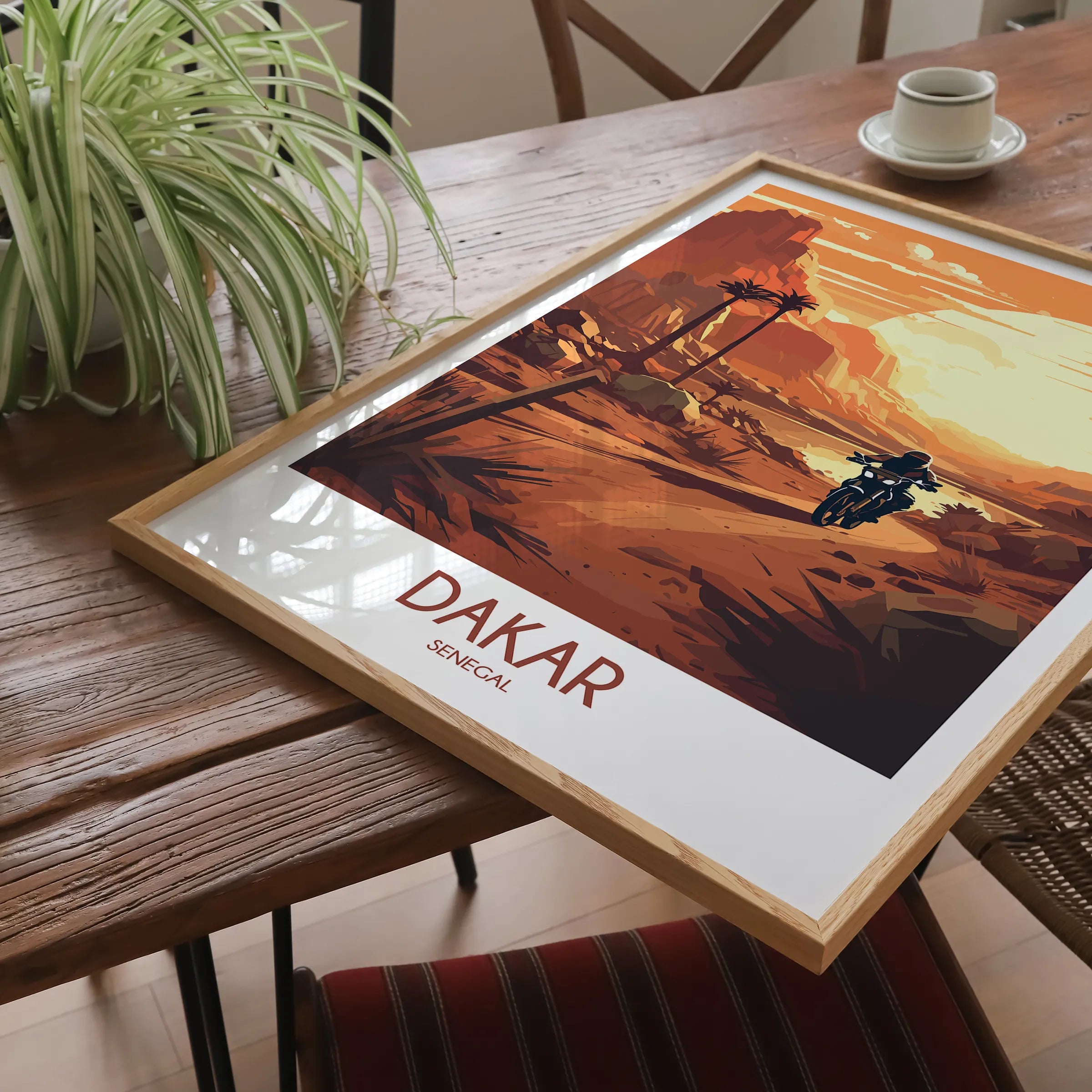 Dakar Vintage Style Print