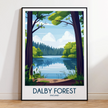 Dalby Forest Destination Art Gift