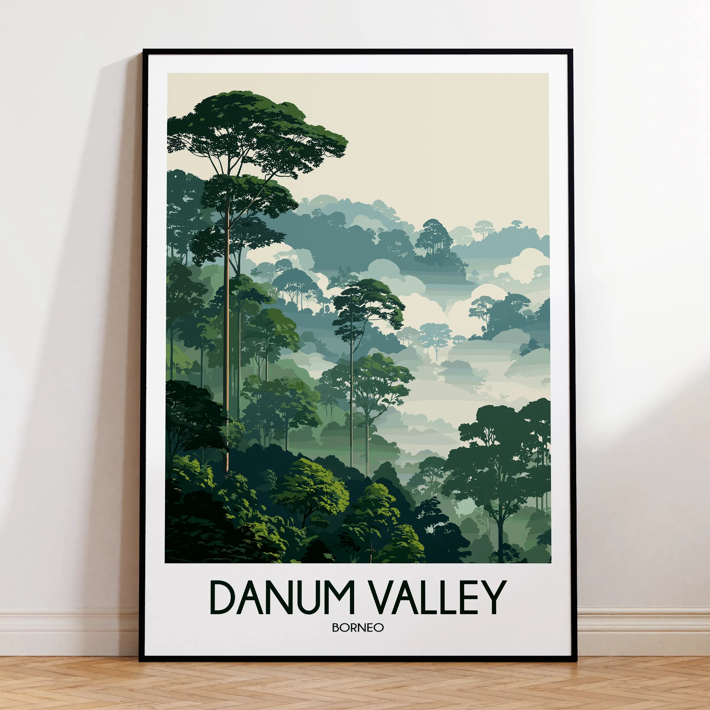 Danum Valley Minimalist Wall Art