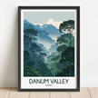 Danum Valley Modern Travel Poster
