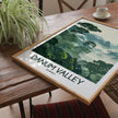 Danum Valley Retro Travel Illustration