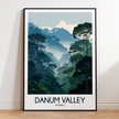 Danum Valley Retro Travel Illustration