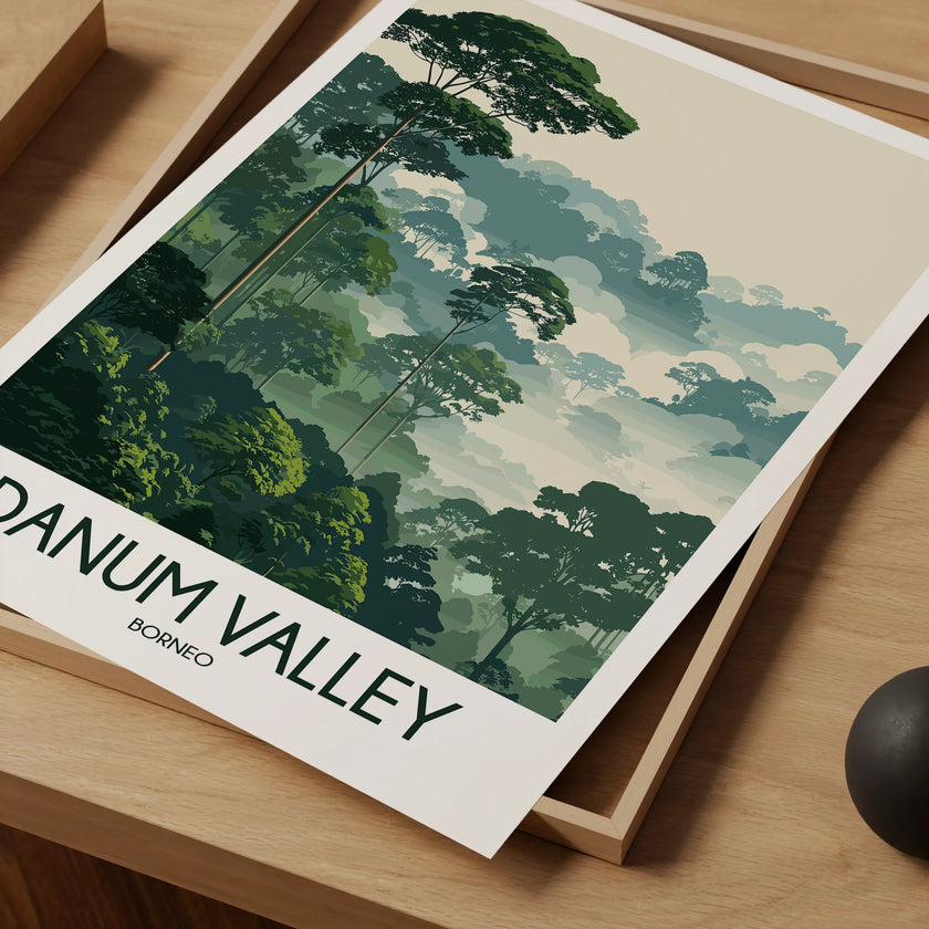 Danum Valley Scenic Landscape Art