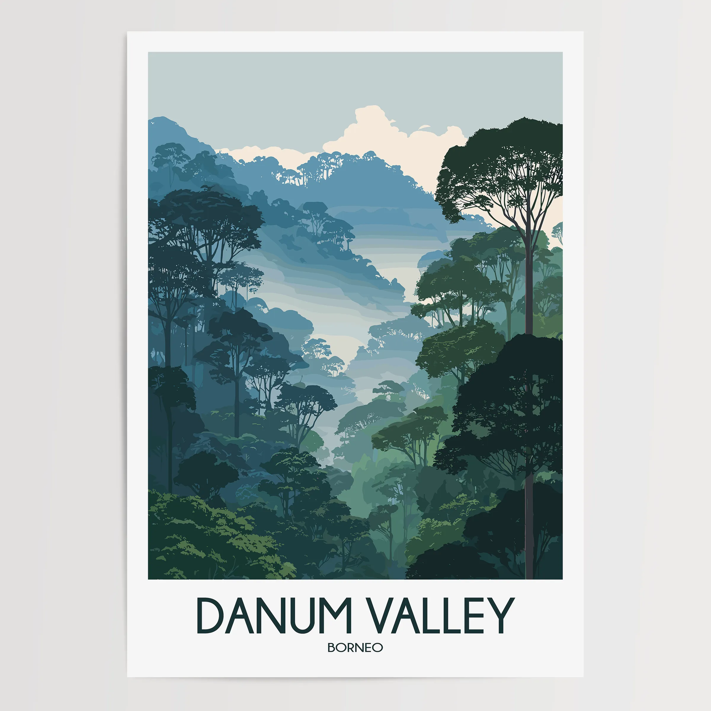 Danum Valley Souvenir Poster Print