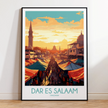 Dar Es Salaam Scenic Landscape Art