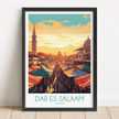 Dar Es Salaam Travel Memory Gift