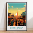 Dar Es Salam Scenic Landscape Art