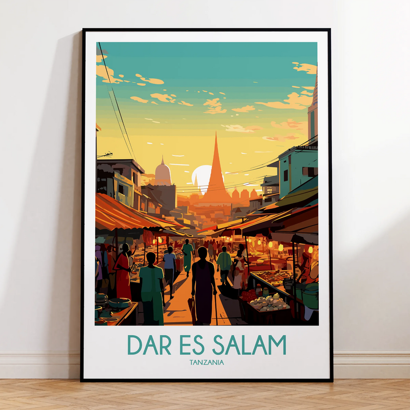 Dar Es Salam Scenic Landscape Art