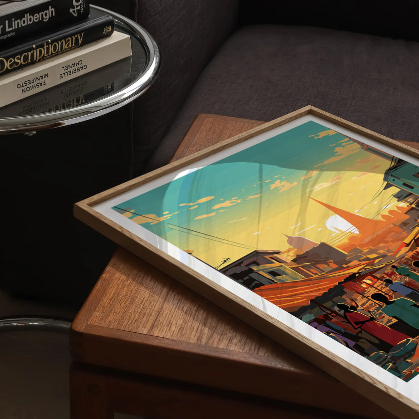 Dar Es Salam Souvenir Poster Print