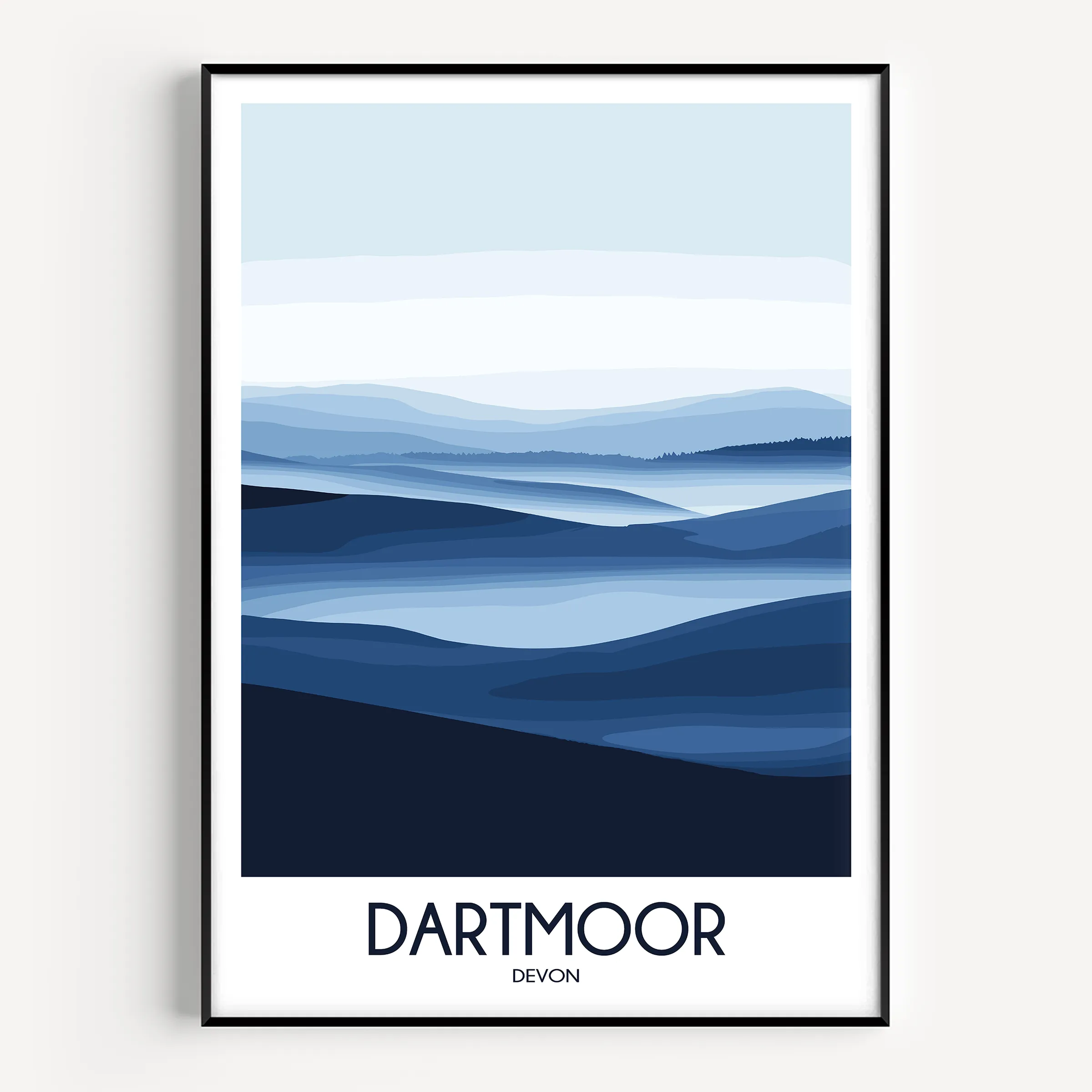 Dartmoor Destination Art Gift