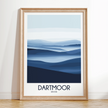 Dartmoor Modern Travel Poster