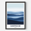 Dartmoor Retro Travel Illustration