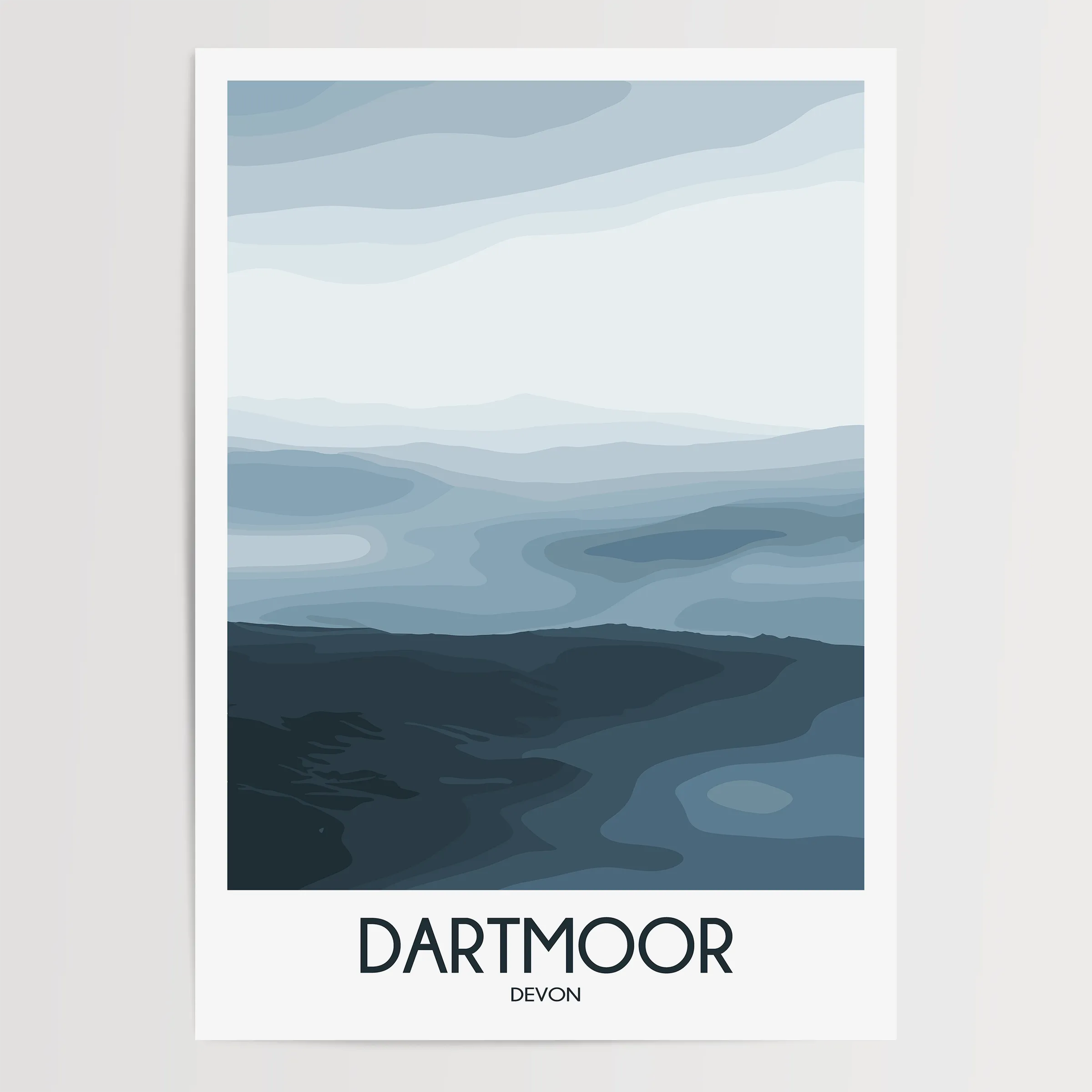 Dartmoor Scenic Landscape Art