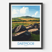 Dartmoor Scenic Landscape Art