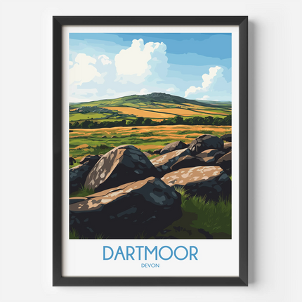 Dartmoor Scenic Landscape Art
