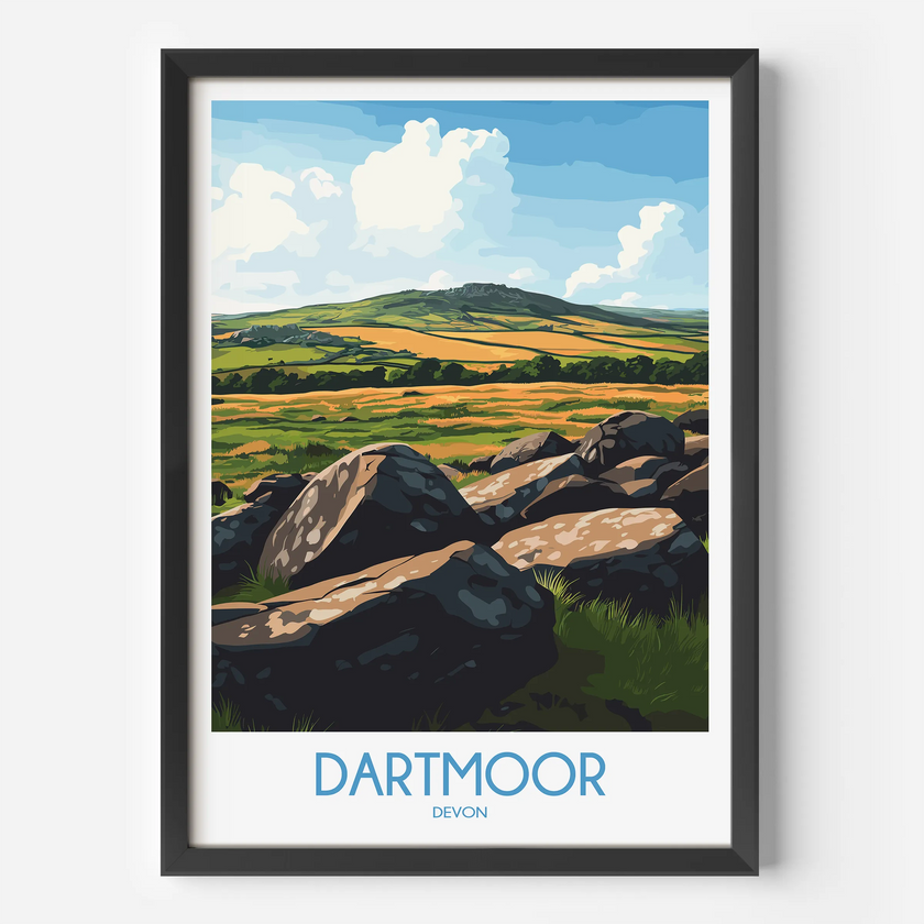 Dartmoor Scenic Landscape Art
