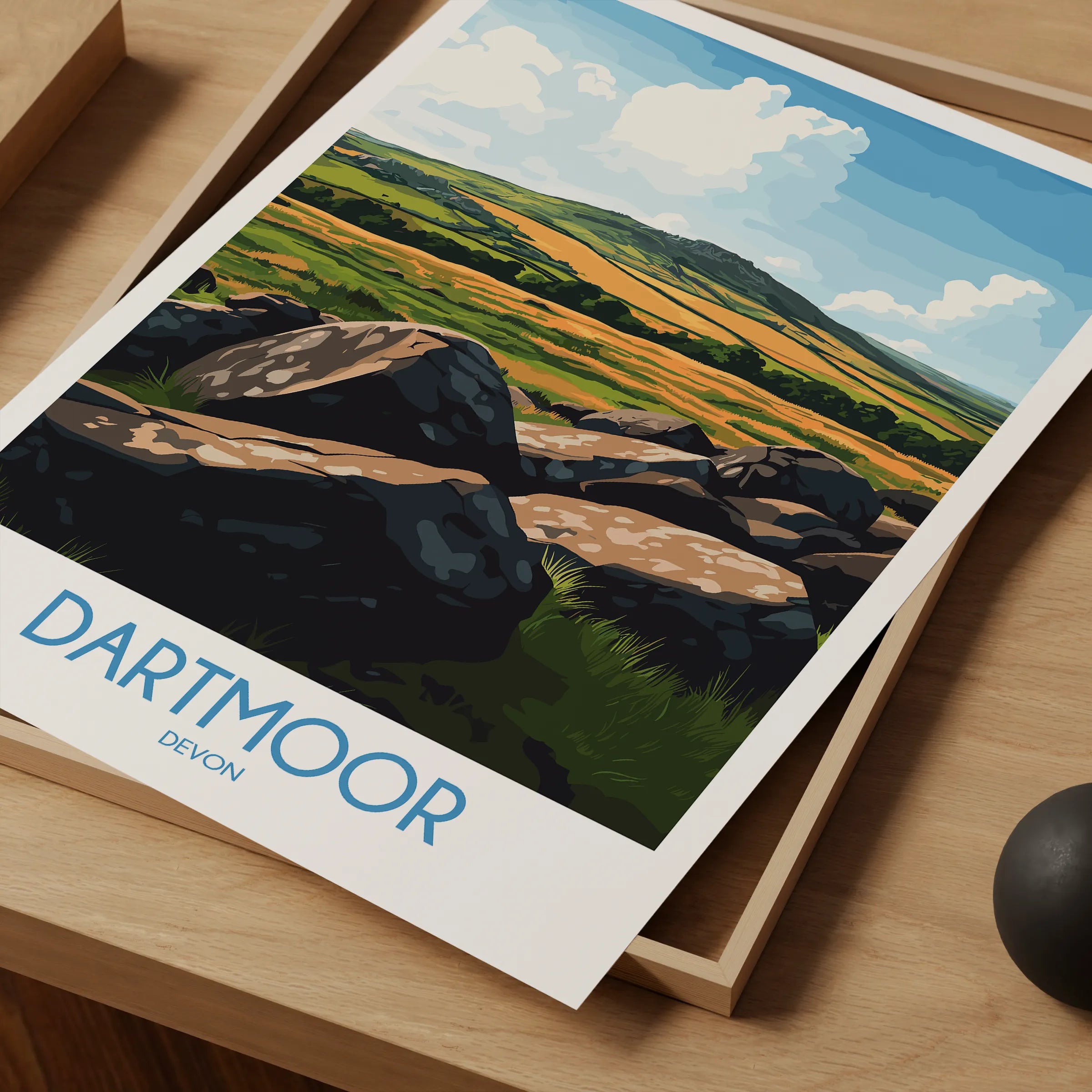 Dartmoor Souvenir Poster Print