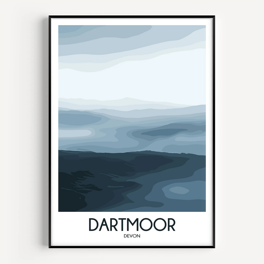 Dartmoor Souvenir Poster Print
