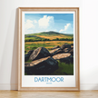 Dartmoor Vintage Style Print