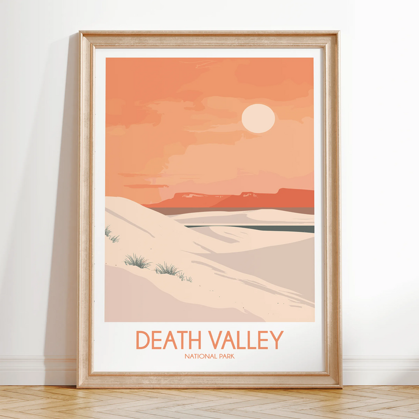 Death Valley Minimalist Wall Art