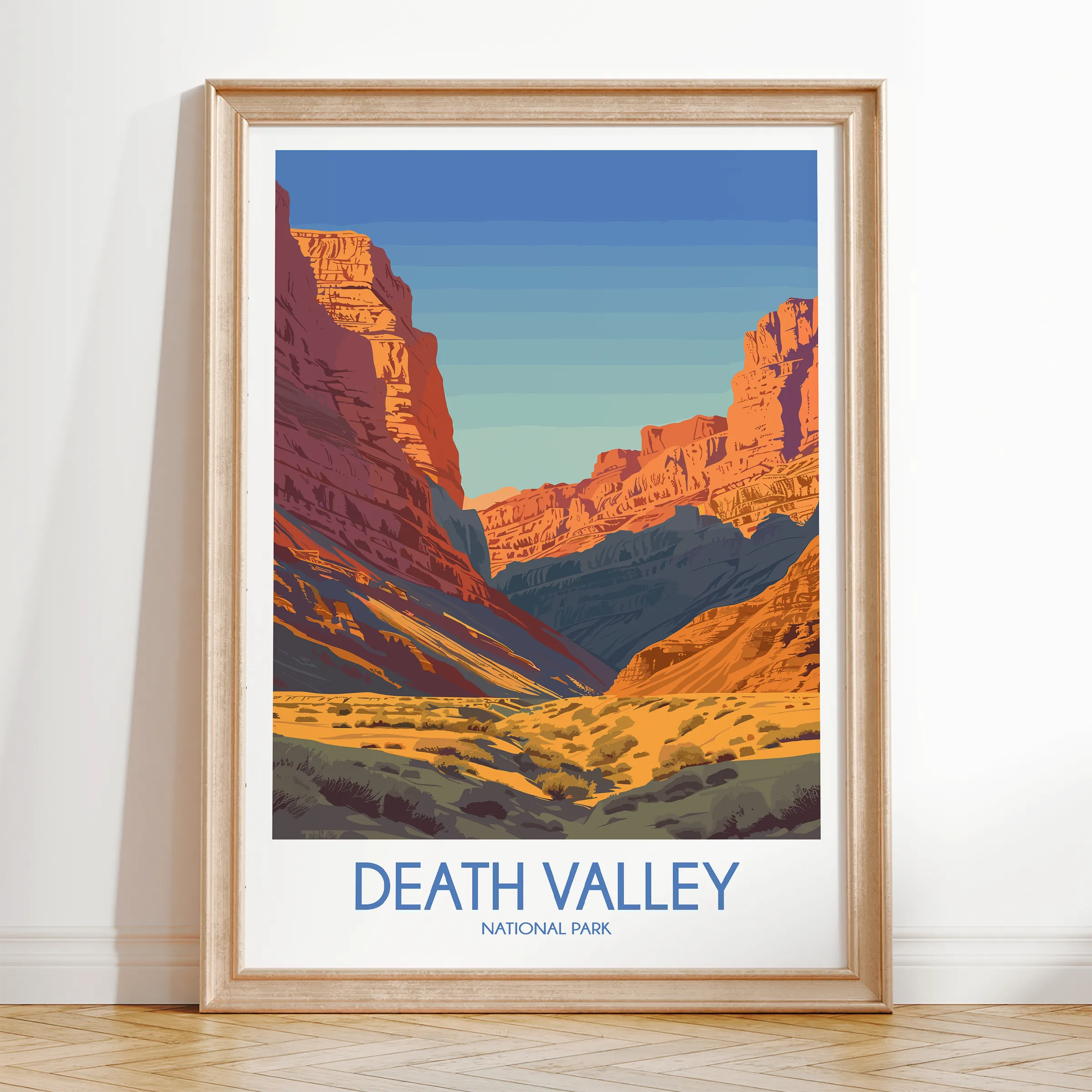 Death Valley Scenic Landscape Art