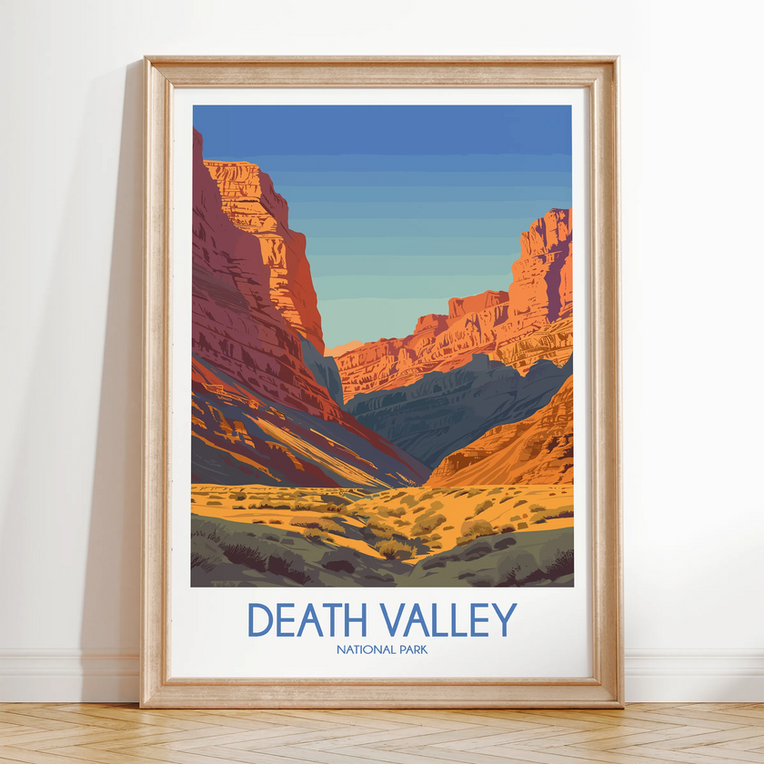 Death Valley Scenic Landscape Art