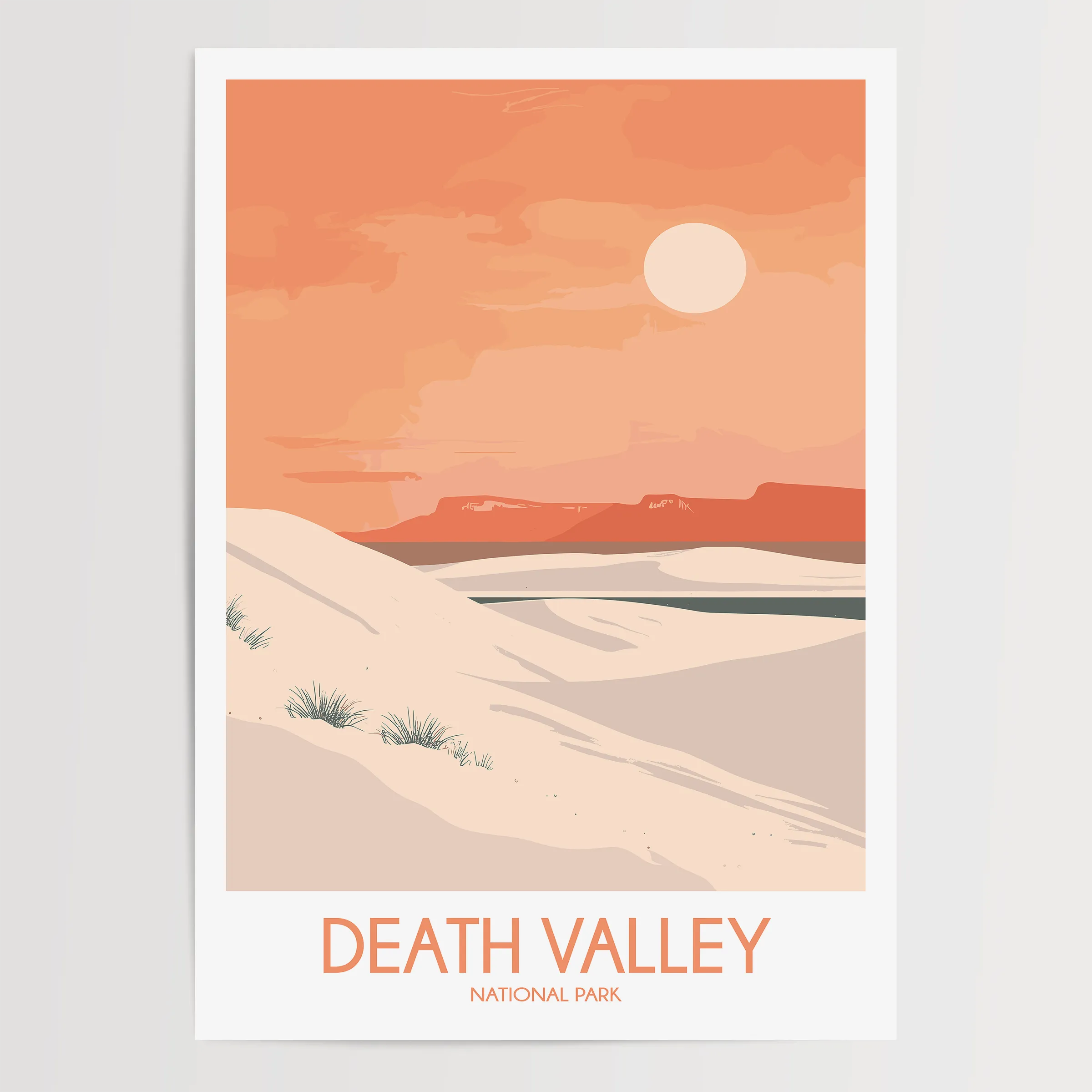 Death Valley Scenic Landscape Art