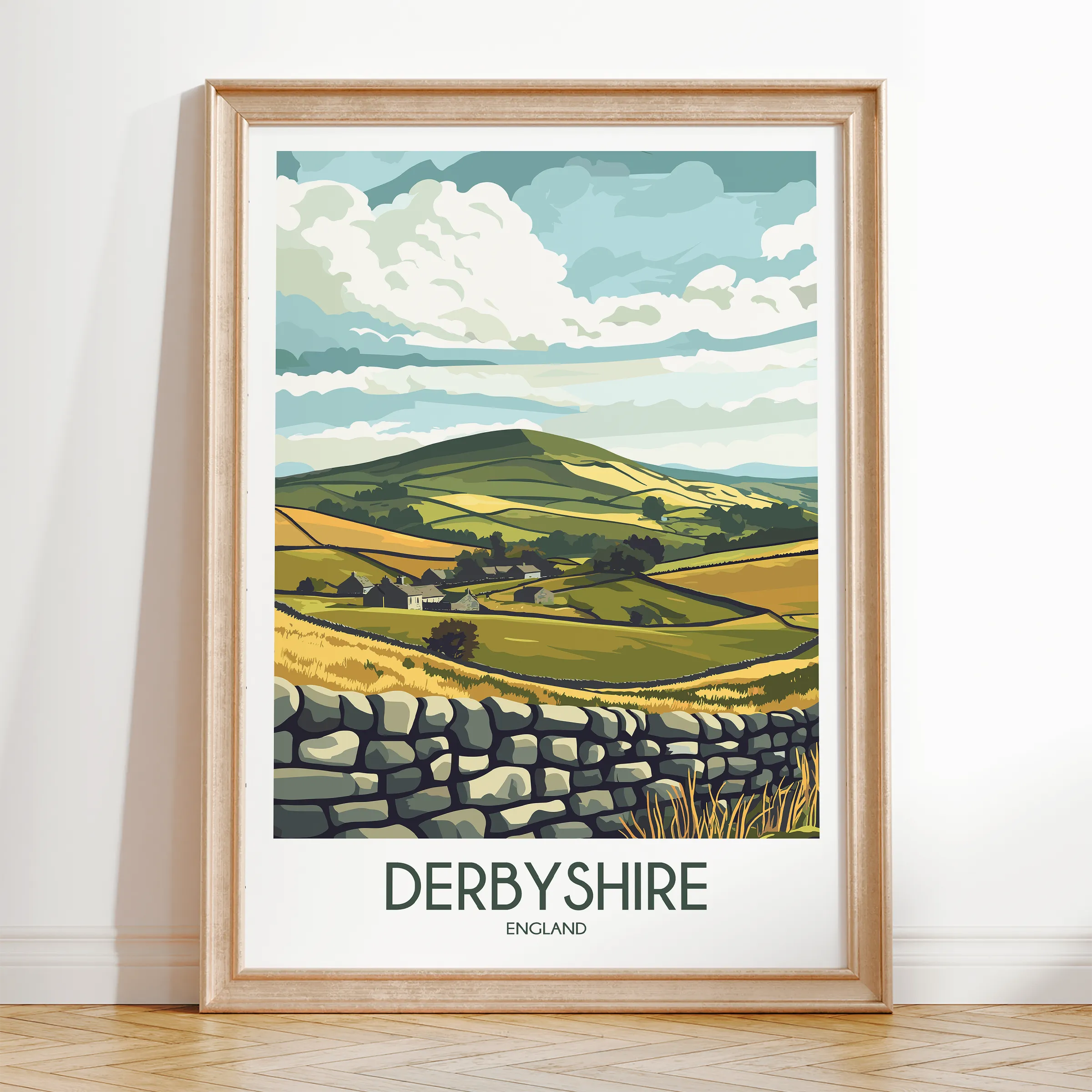Derbyshire Destination Art Gift