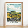 Derbyshire Destination Art Gift