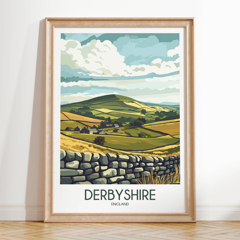 Derbyshire Destination Art Gift