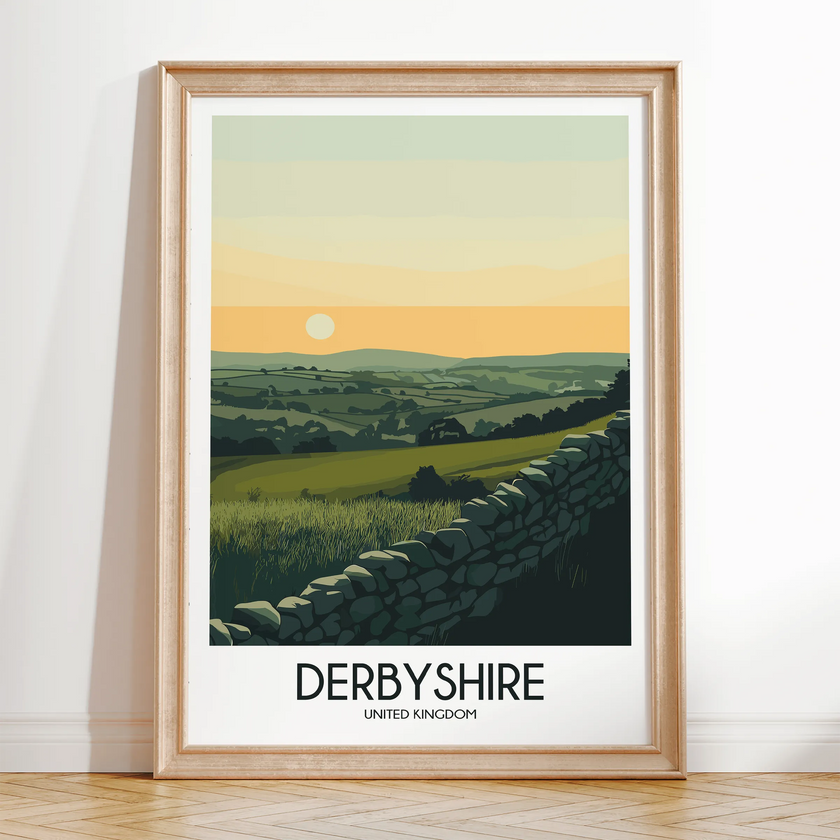 Derbyshire Destination Art Gift
