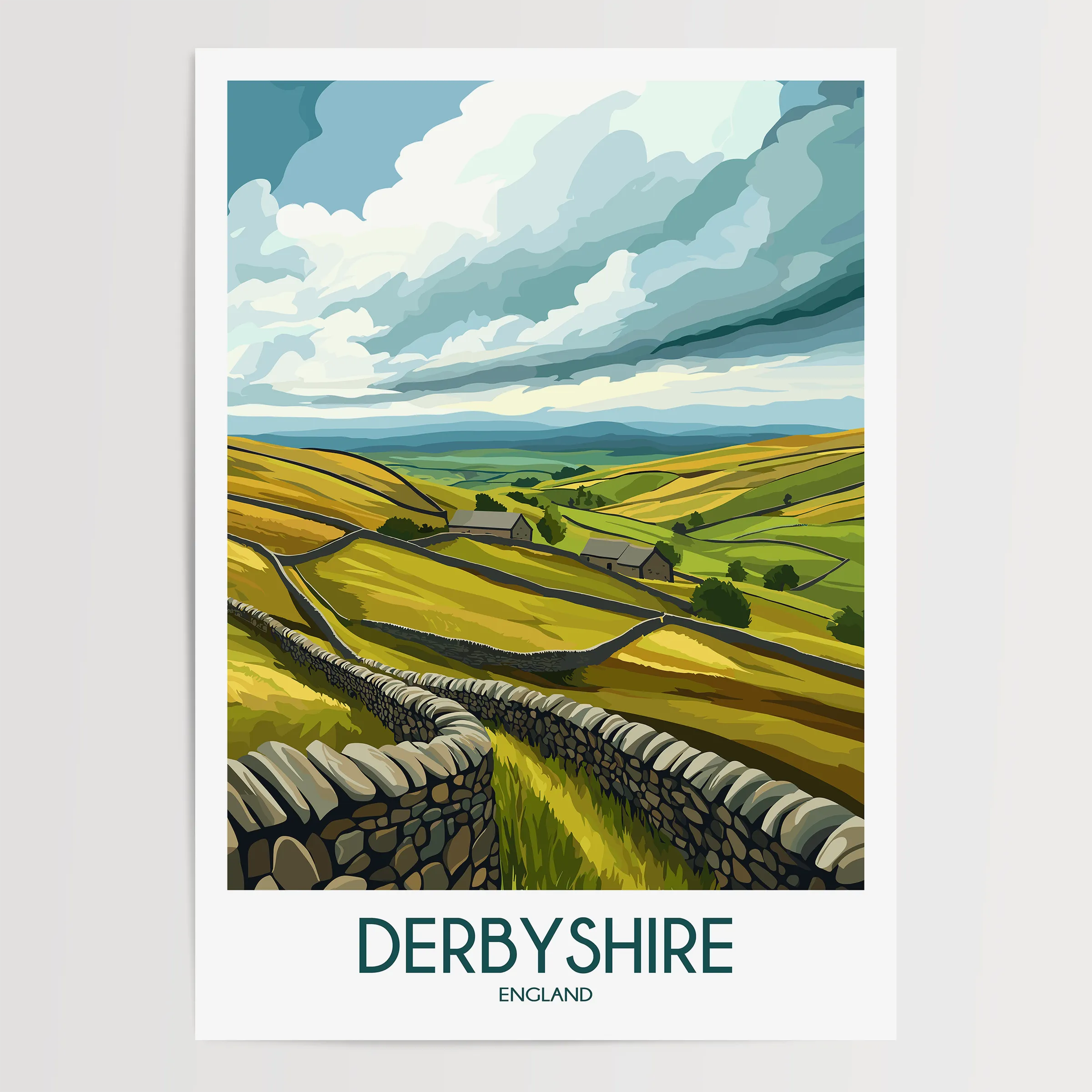 Derbyshire Gallery Quality Print