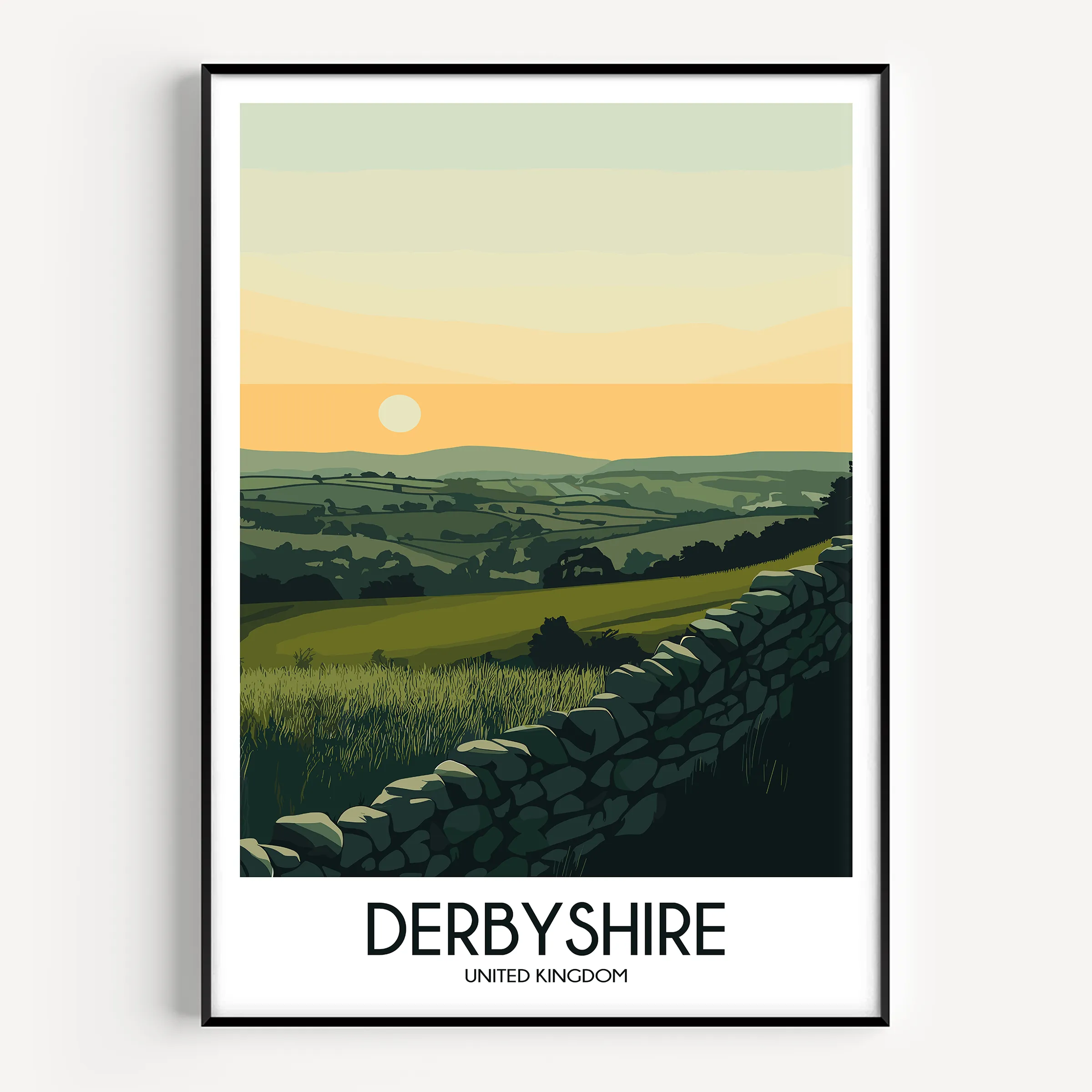 Derbyshire Gallery Quality Print