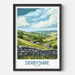 Derbyshire Minimalist Wall Art