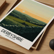 Derbyshire Retro Travel Illustration